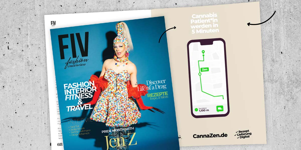 CannaZen Magazin Fiv Werbung Media Press Auszug