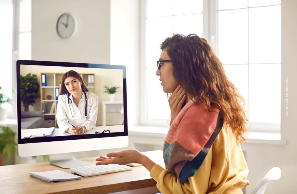 Telemedizin in Europa: Deutschland ganz hinten, warum ist das so? Studien Cannabis Doctor Frau Pain Arm Digital Fragen Thc