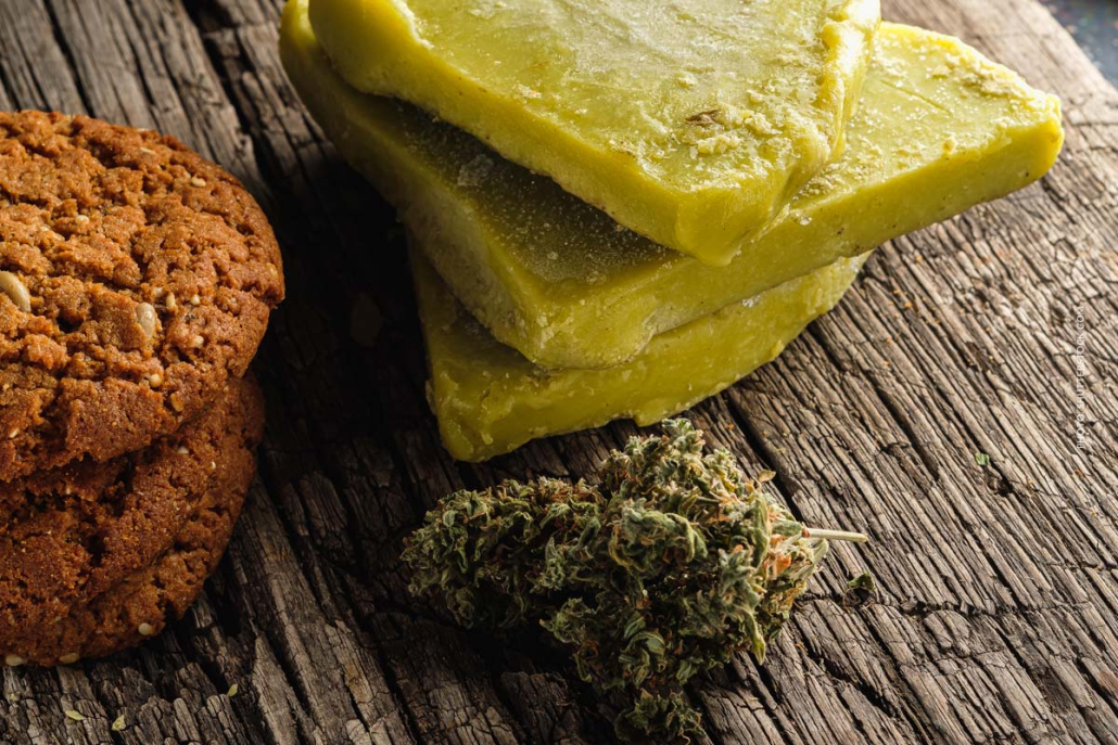 Cannabis Hemp Weed Essen Eatable Kekse Butter Kueche