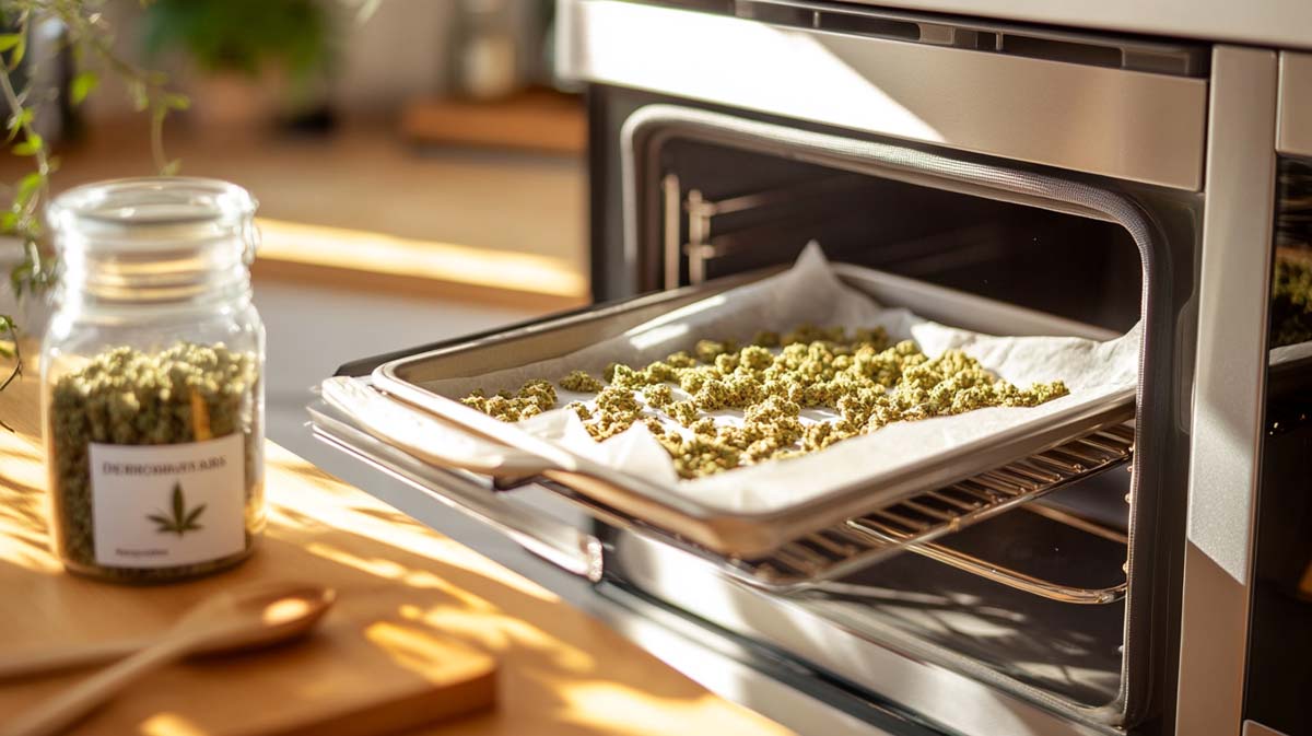 Cannabis Decarboxylierung Thc Edibles Backofen Zuhause Selber Machen