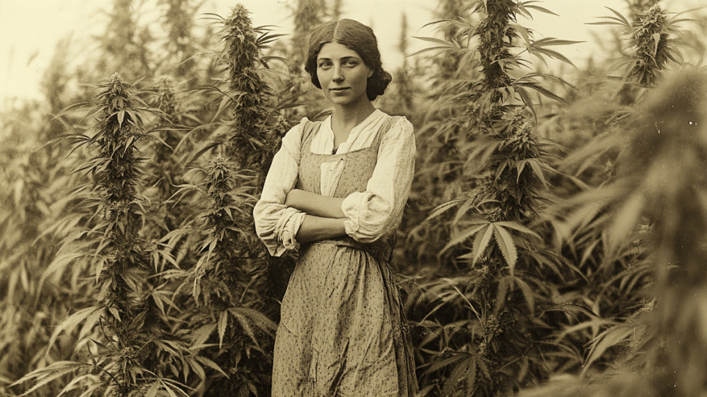 Was wird alles aus Hanf gemacht? 9 praktische Dinge, die du kennst! Hemp Nutzung Germany Foto 1860 Ki Frau Hanffeld