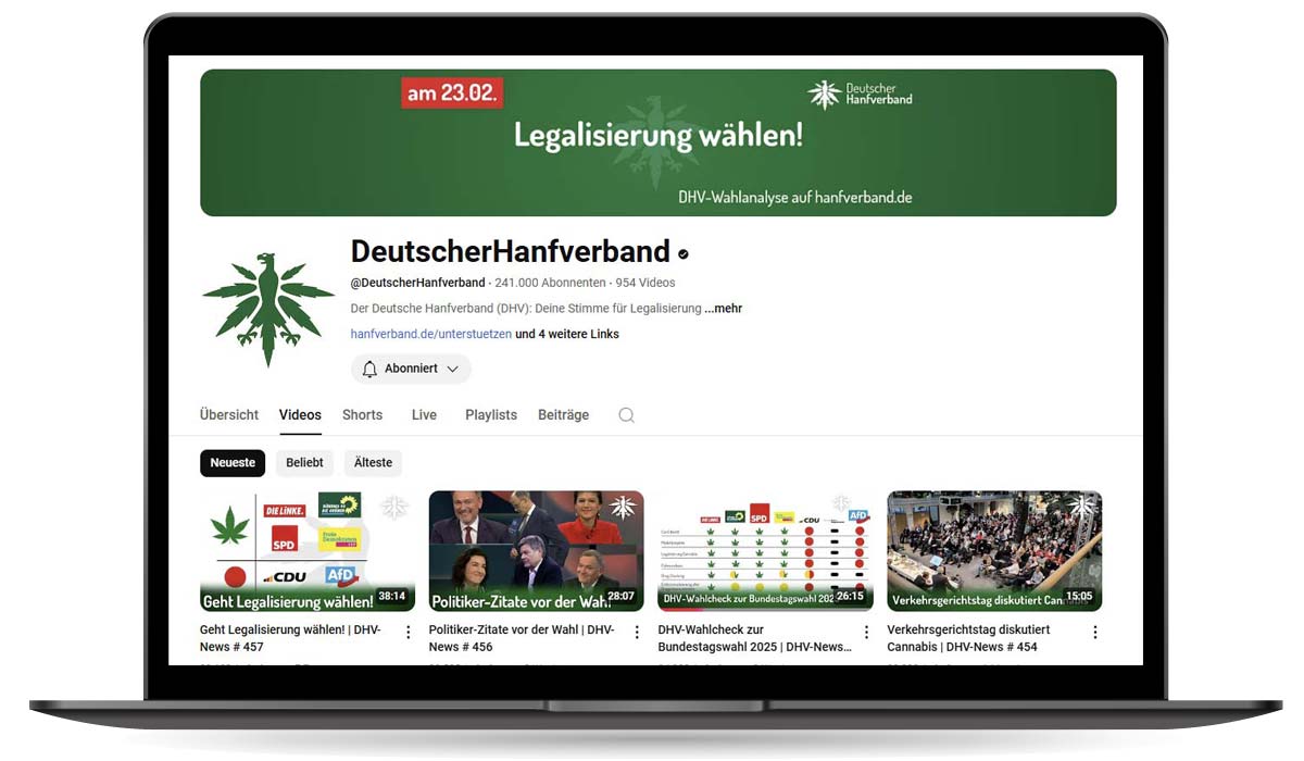 Youtube Kanal Cannabis Weed Hemp Liste Youtuber Deutscher