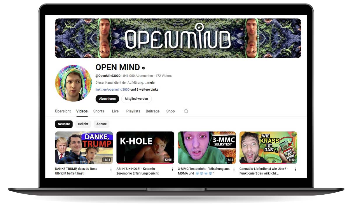 Youtube Kanal Cannabis Weed Hemp Liste Youtuber Open