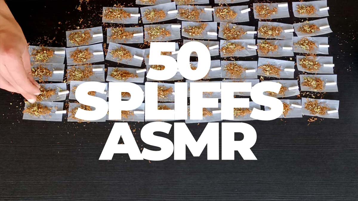 Asmr Video Cannabis Weed 50 Joints Drehen Sound