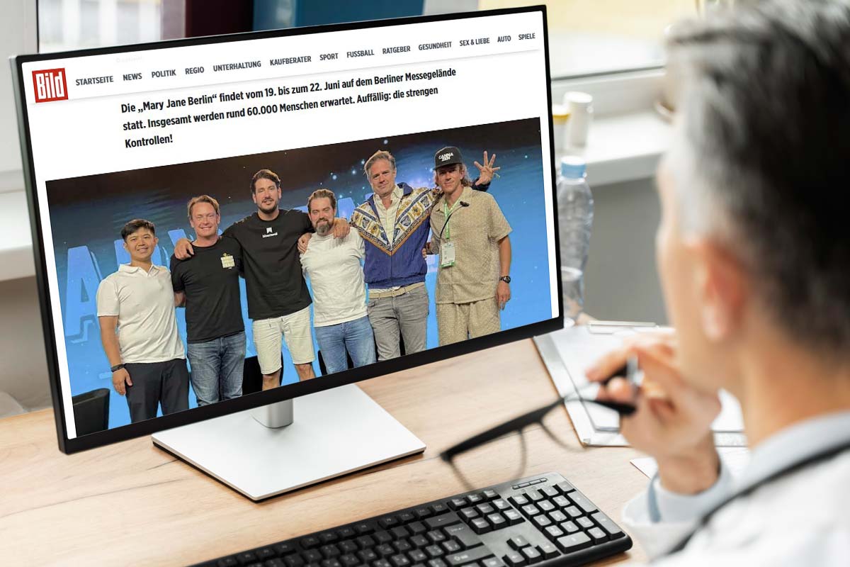 Bild Newspaper CannaZen Teleklinik Online Kaufen Order Panel