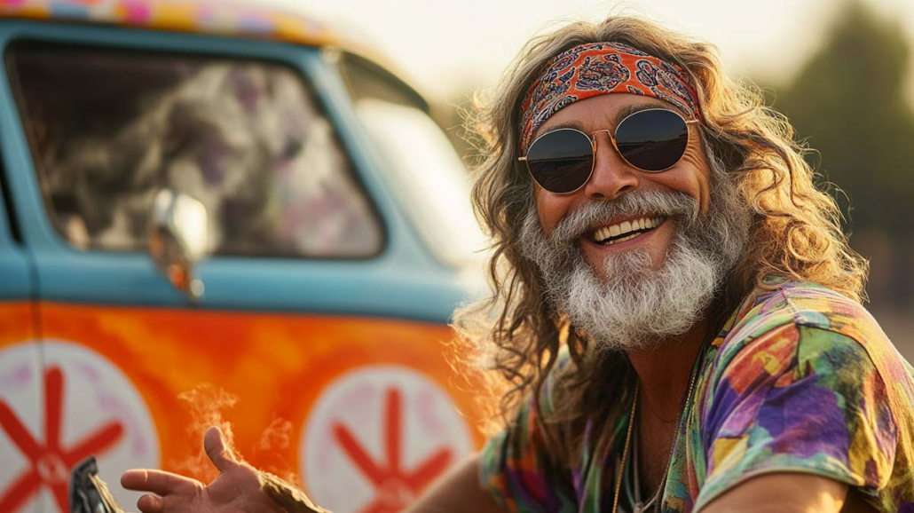 Cannabis Weed Legenden Geschichte Foto Tommy Chong Hippie