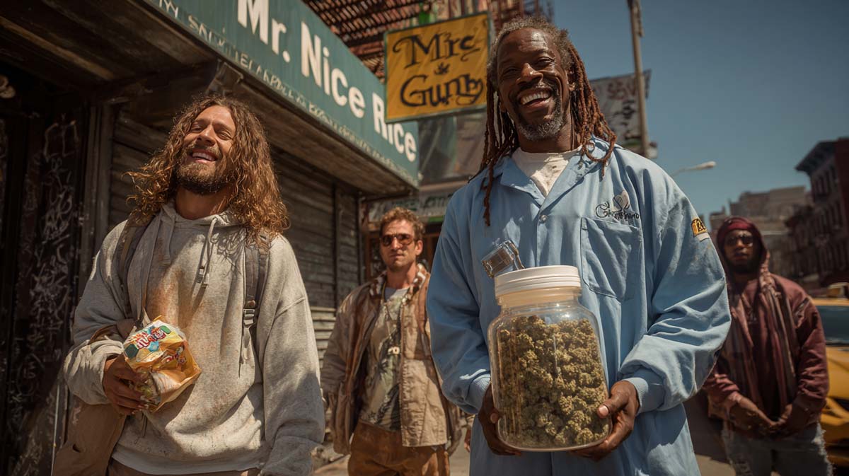 Half Baked Strasse Sommer Cannabis Glaser Kiffer Kifferfilm