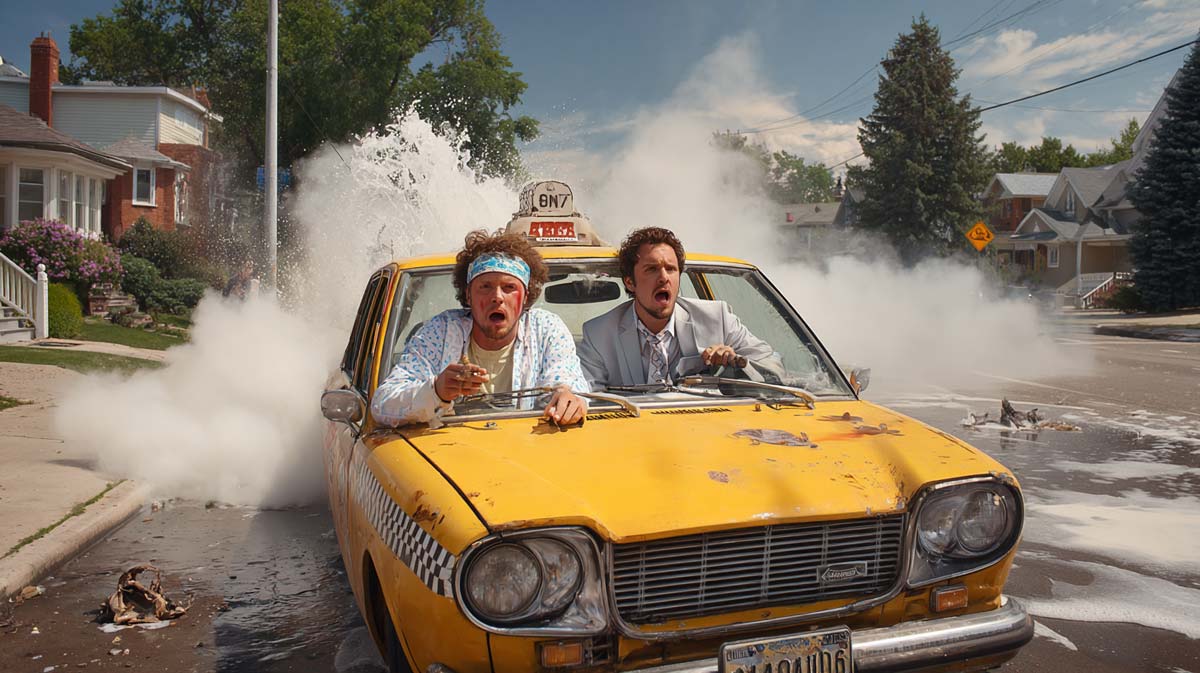 Pineapple Express Lustig Comedy Auto Crash Kiffer Kifferfilm