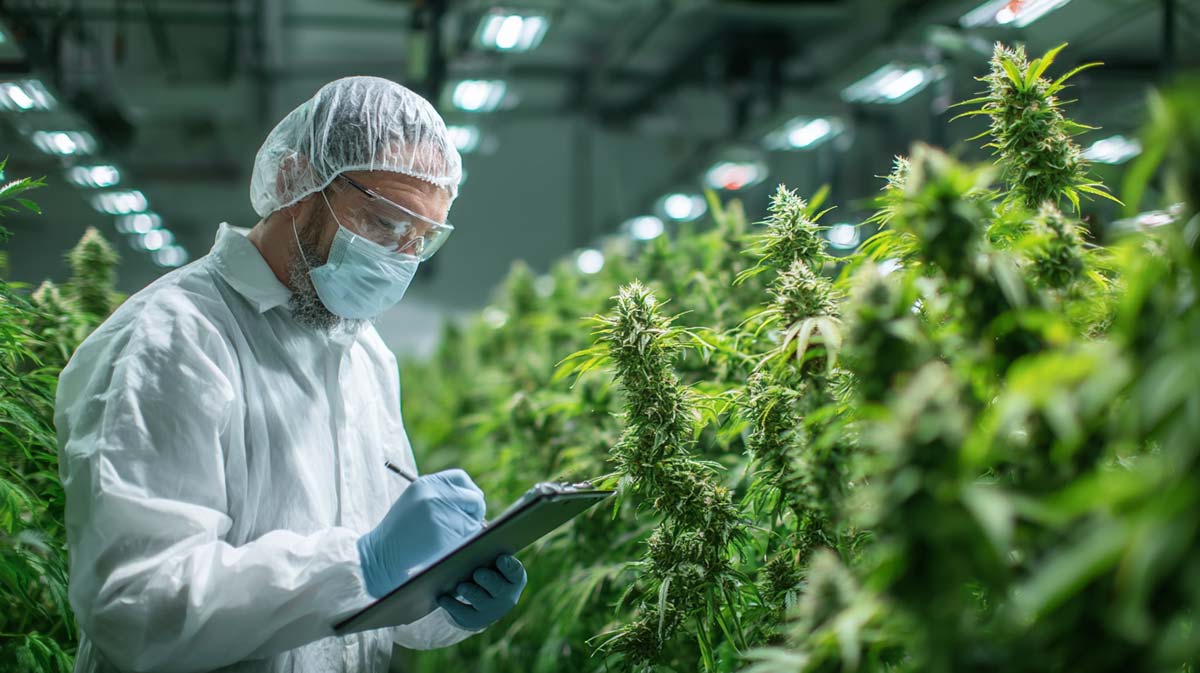 Cannabis Manufacturer Plantage Doku Foto Ernte Vorbereitung Checkliste