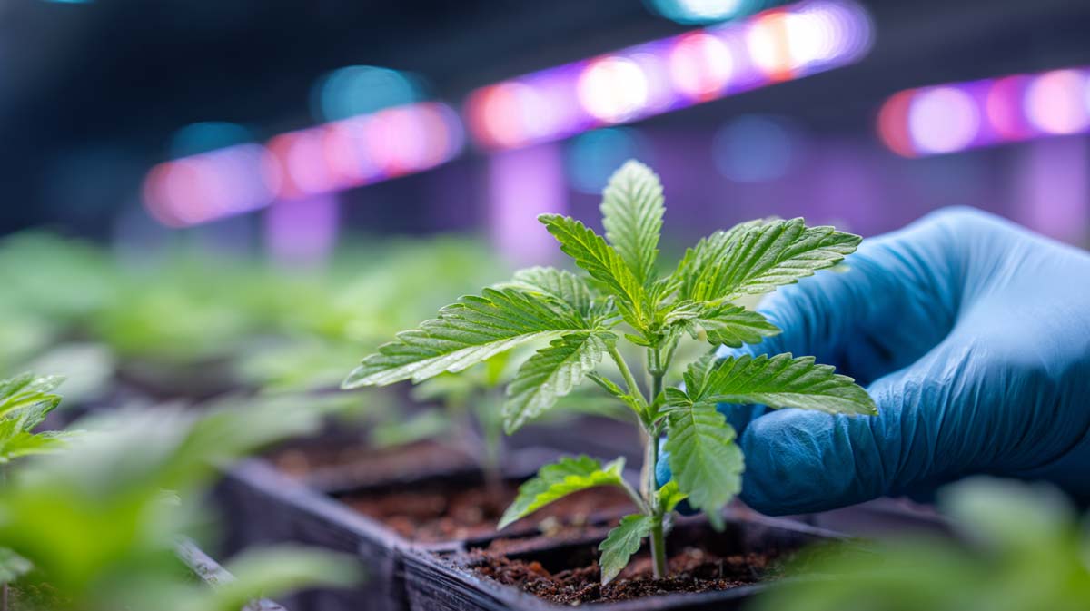 Cannabis Manufacturer Plantage Doku Foto Mutterpflanze Haze Stecklinke