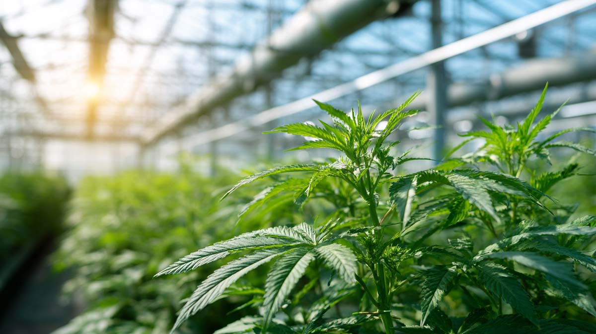 Cannabis Manufacturer Plantage Doku Foto Plant Wachstum Nachaufnahme